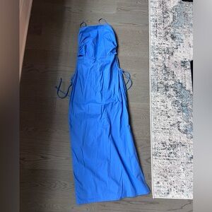 BRAND new - Faithfull the Brand - Blue cut out midi dress - size M